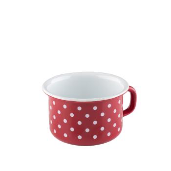 Riess Kaffeeschale, Country Pünktchen Rot